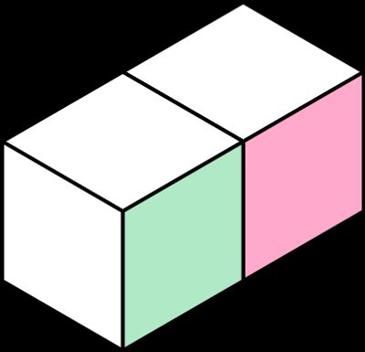 2 cubes